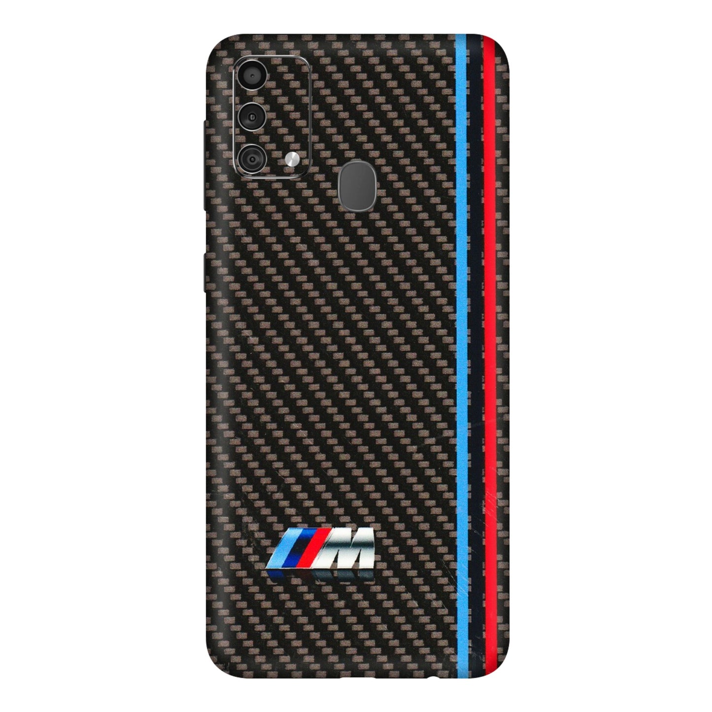 Samsung M/F/Note/Flip and C Phone Skins (All Models) - BM Carbon Fiber Feels - 3D Embossed Finish (L-38) Samsung Galaxy F41