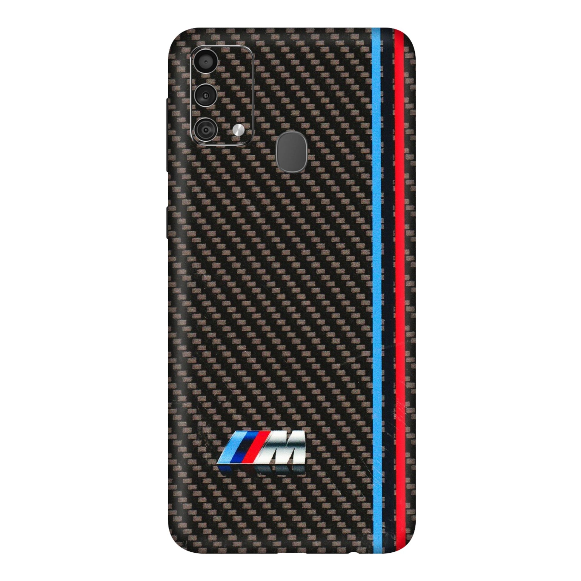 Samsung M/F/Note/Flip and C Phone Skins (All Models) - BM Carbon Fiber Feels - 3D Embossed Finish (L-38) Samsung Galaxy F41