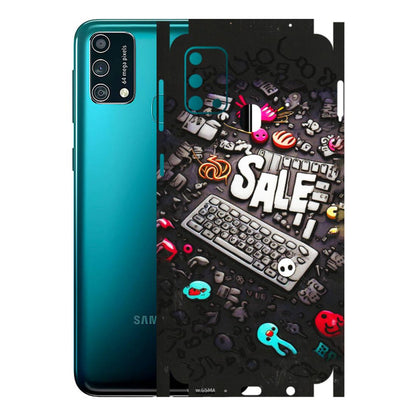Samsung M/F/Note/Flip and C Phone Skins (All Models) - Gadgets Sale - 3D Embossed Finish (L-50) Samsung Galaxy F41