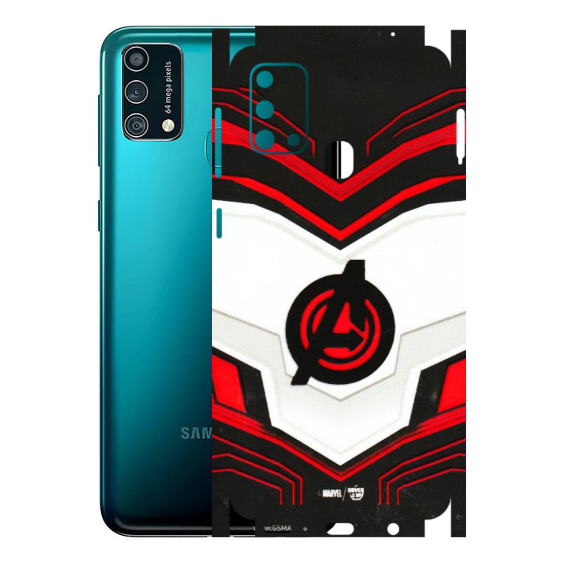Samsung M/F/Note/Flip and C Phone Skins (All Models) - Avengers Logo - 3D Embossed Finish (L-55) Samsung Galaxy F41