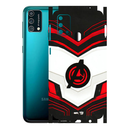 Samsung M/F/Note/Flip and C Phone Skins (All Models) - Avengers Logo - 3D Embossed Finish (L-55) Samsung Galaxy F41