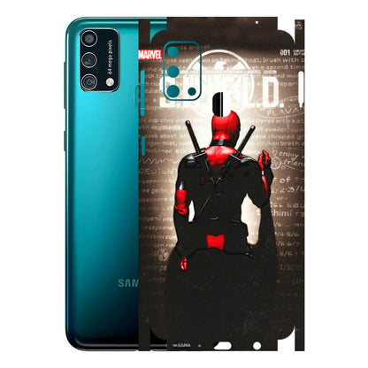 Samsung M/F/Note/Flip and C Phone Skins (All Models) - Deadpool - 3D Embossed Finish (L-56) Samsung Galaxy F41