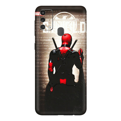 Samsung M/F/Note/Flip and C Phone Skins (All Models) - Deadpool - 3D Embossed Finish (L-56) Samsung Galaxy F41