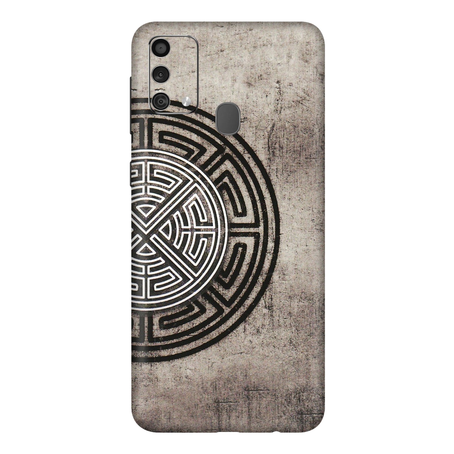 Samsung M/F/Note/Flip and C Phone Skins (All Models) - Mysterious Circular Design - 3D Embossed Finish (L-63) Samsung Galaxy F41