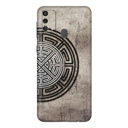 Samsung M/F/Note/Flip and C Phone Skins (All Models) - Mysterious Circular Design - 3D Embossed Finish (L-63) Samsung Galaxy F41