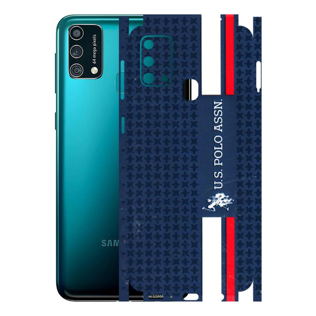 Samsung M/F/Note/Flip and C Phone Skins (All Models) - US POLO Designer Brand - 3D Embossed Finish (L-65) Samsung Galaxy F41