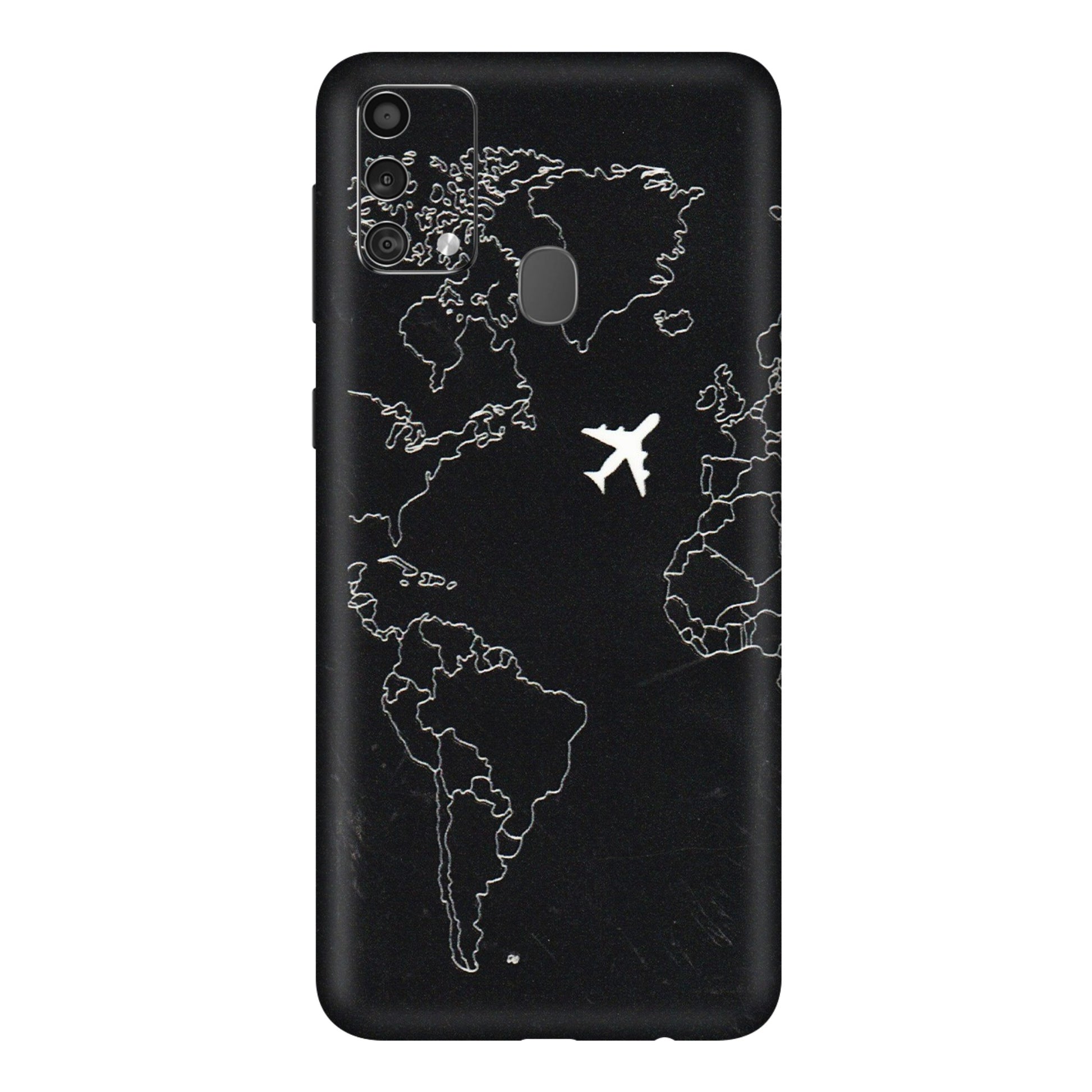 Samsung M/F/Note/Flip and C Phone Skins (All Models) - Never Ending Travel - 3D Embossed Finish (L-79) Samsung Galaxy F41
