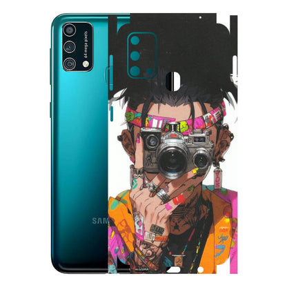 Samsung M/F/Note/Flip and C Phone Skins (All Models) - Camera Lover Girl - Matte Finish (M-09) Samsung Galaxy F41
