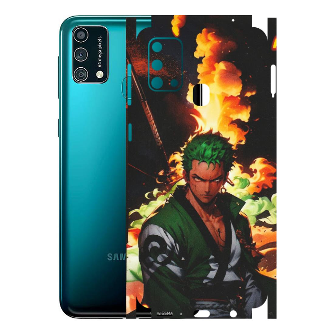 Samsung M/F/Note/Flip and C Phone Skins (All Models) - Roronoa Zoro - Matte Finish (M-102) Samsung Galaxy F41