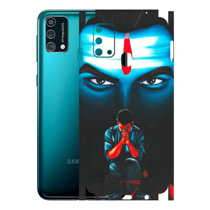Samsung M/F/Note/Flip and C Phone Skins (All Models) - Mahakal Bhakt - Matte Finish (M-112) Samsung Galaxy F41