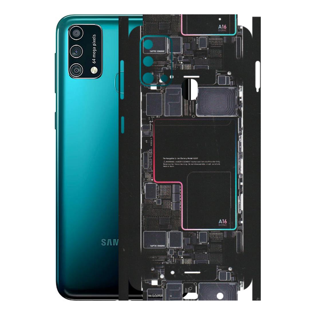 Samsung M/F/Note/Flip and C Phone Skins (All Models) - Motherboard Circuit Layout - Matte Finish (M-117) Samsung Galaxy F41