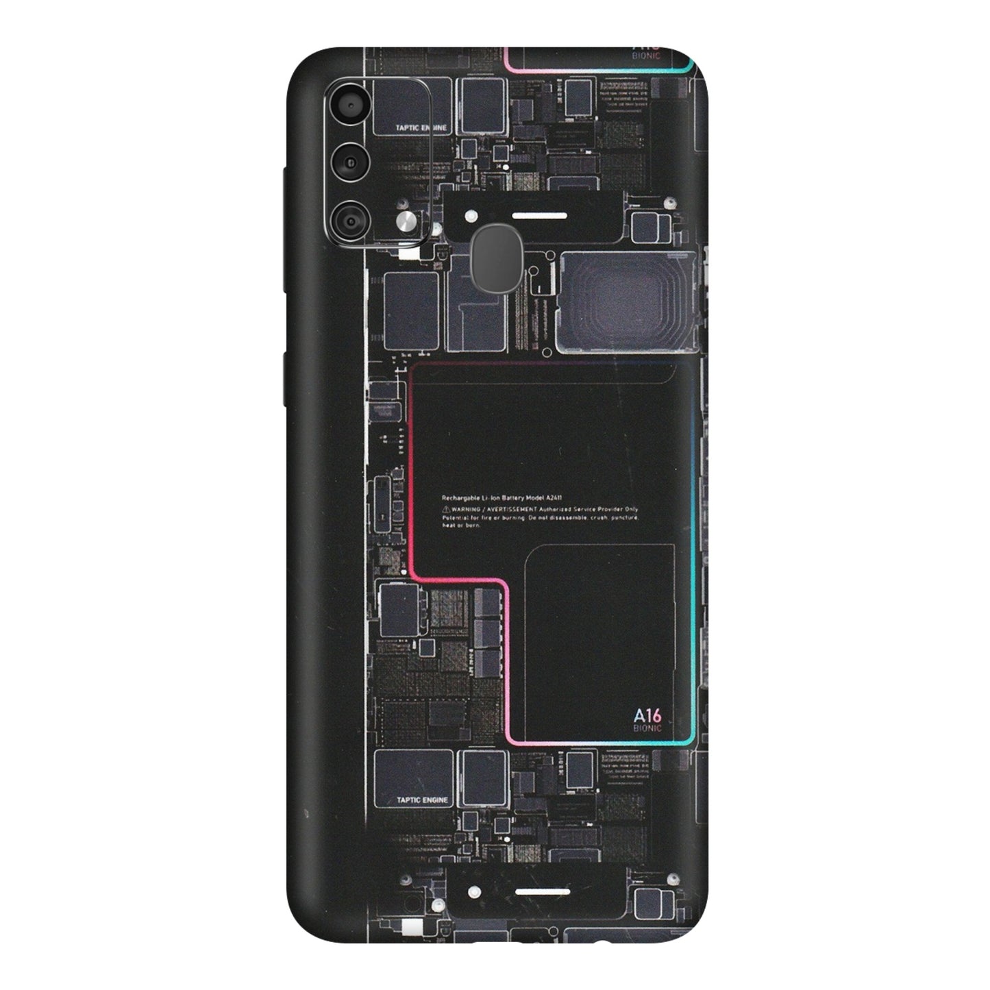 Samsung M/F/Note/Flip and C Phone Skins (All Models) - Motherboard Circuit Layout - Matte Finish (M-117) Samsung Galaxy F41