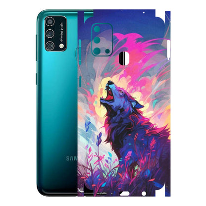 Samsung M/F/Note/Flip and C Phone Skins (All Models) - New Wild Wolf Abstract - Matte Finish (M-125) Samsung Galaxy F41