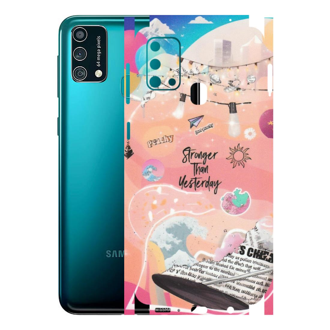 Samsung M/F/Note/Flip and C Phone Skins (All Models) - Stronger Then Yesterday - Matte Finish (M-128) Samsung Galaxy F41
