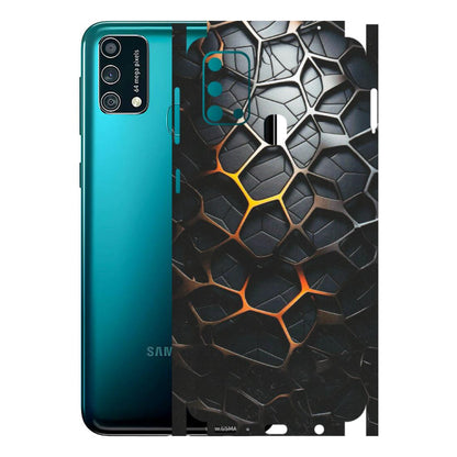 Samsung M/F/Note/Flip and C Phone Skins (All Models) - New Abstract Graphite Tiles - Matte Finish (M-130) Samsung Galaxy F41