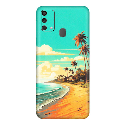 Samsung M/F/Note/Flip and C Phone Skins (All Models) - Miami Beach - Matte Finish (M-136) Samsung Galaxy F41
