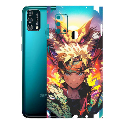 Samsung M/F/Note/Flip and C Phone Skins (All Models) - Angry Naruto Anime - Matte Finish (M-148) Samsung Galaxy F41