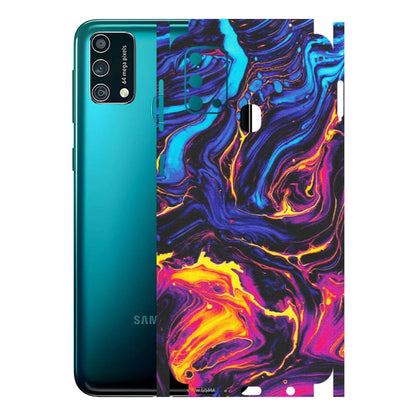 Samsung M/F/Note/Flip and C Phone Skins (All Models) - Abstract Paint Classy - Matte Finish (M-15) Samsung Galaxy F41