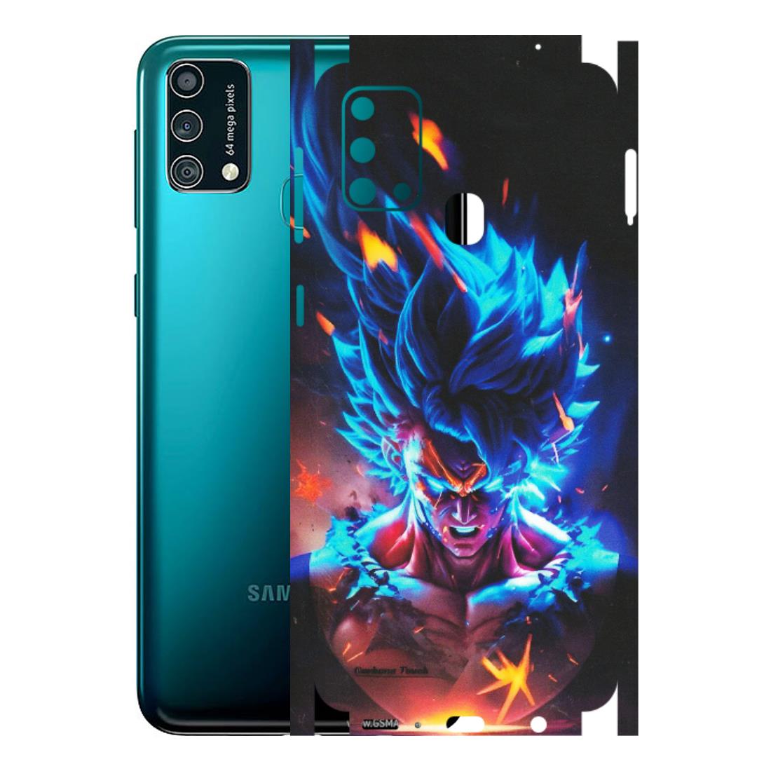 Samsung M/F/Note/Flip and C Phone Skins (All Models) - Angry Goku Dragon Ball Anime - Matte Finish (M-150) Samsung Galaxy F41