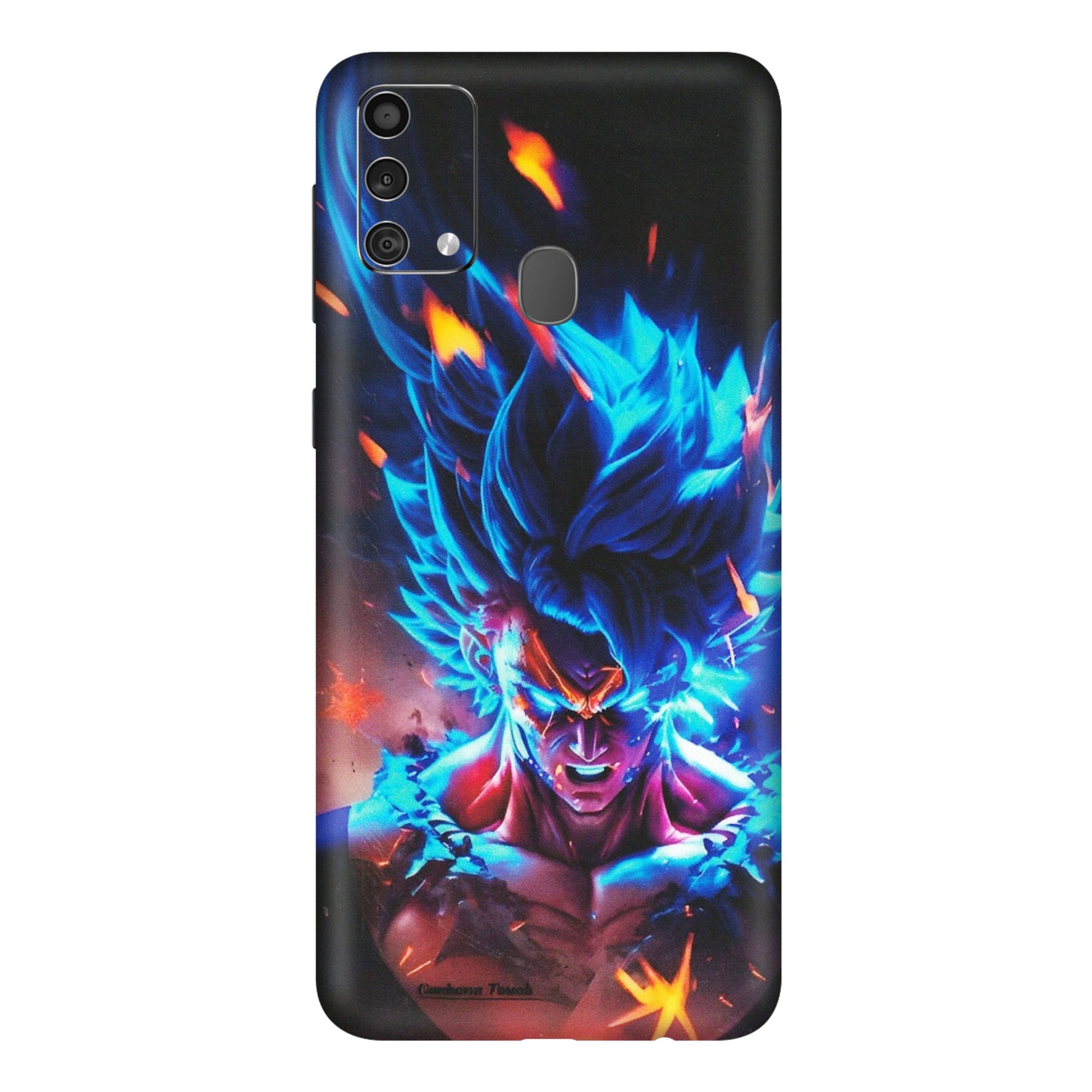 Samsung M/F/Note/Flip and C Phone Skins (All Models) - Angry Goku Dragon Ball Anime - Matte Finish (M-150) Samsung Galaxy F41