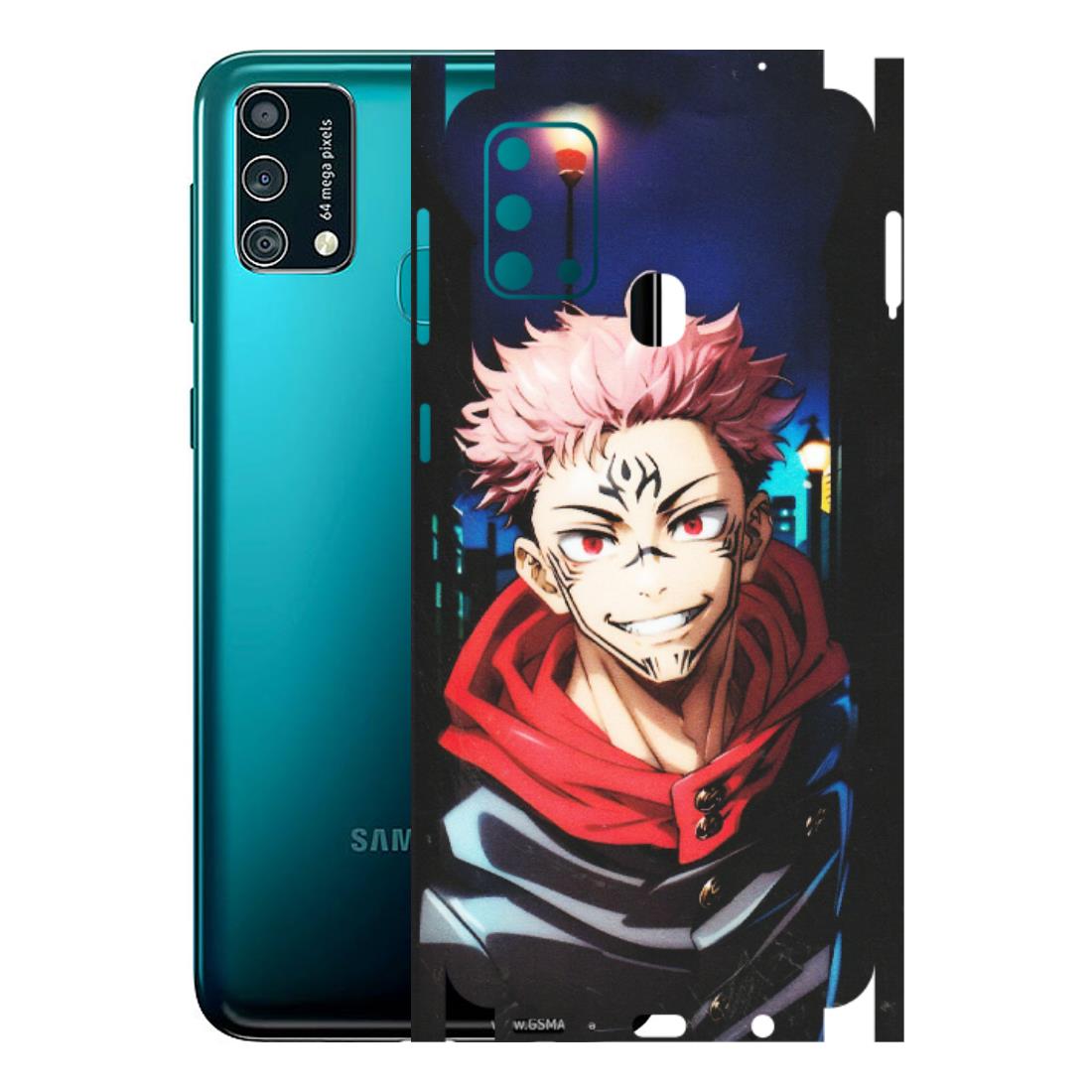Samsung M/F/Note/Flip and C Phone Skins (All Models) - Yuji Itadori Funny Face Anime - Matte Finish (M-152) Samsung Galaxy F41