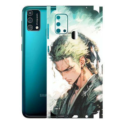 Samsung M/F/Note/Flip and C Phone Skins (All Models) - Pirate Hunter One Piece Anime - Matte Finish (M-157) Samsung Galaxy F41
