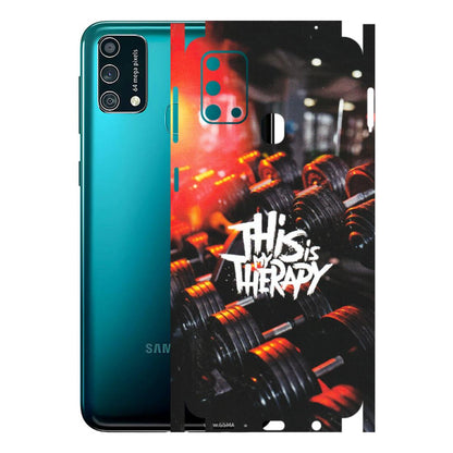 Samsung M/F/Note/Flip and C Phone Skins (All Models) - GYM Lover Therapy - Matte Finish (M-160) Samsung Galaxy F41
