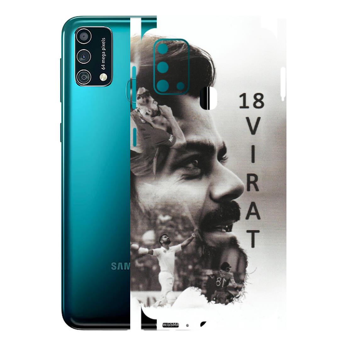 Samsung M/F/Note/Flip and C Phone Skins (All Models) - Virat Kohli Cricketer - Matte Finish (M-163) Samsung Galaxy F41