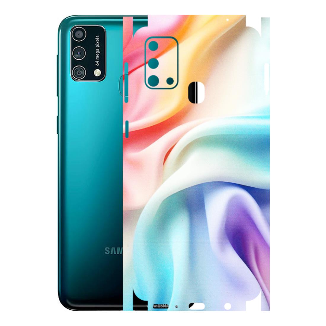 Samsung M/F/Note/Flip and C Phone Skins (All Models) - Colourful Silk Cloth - Matte Finish (M-165) Samsung Galaxy F41