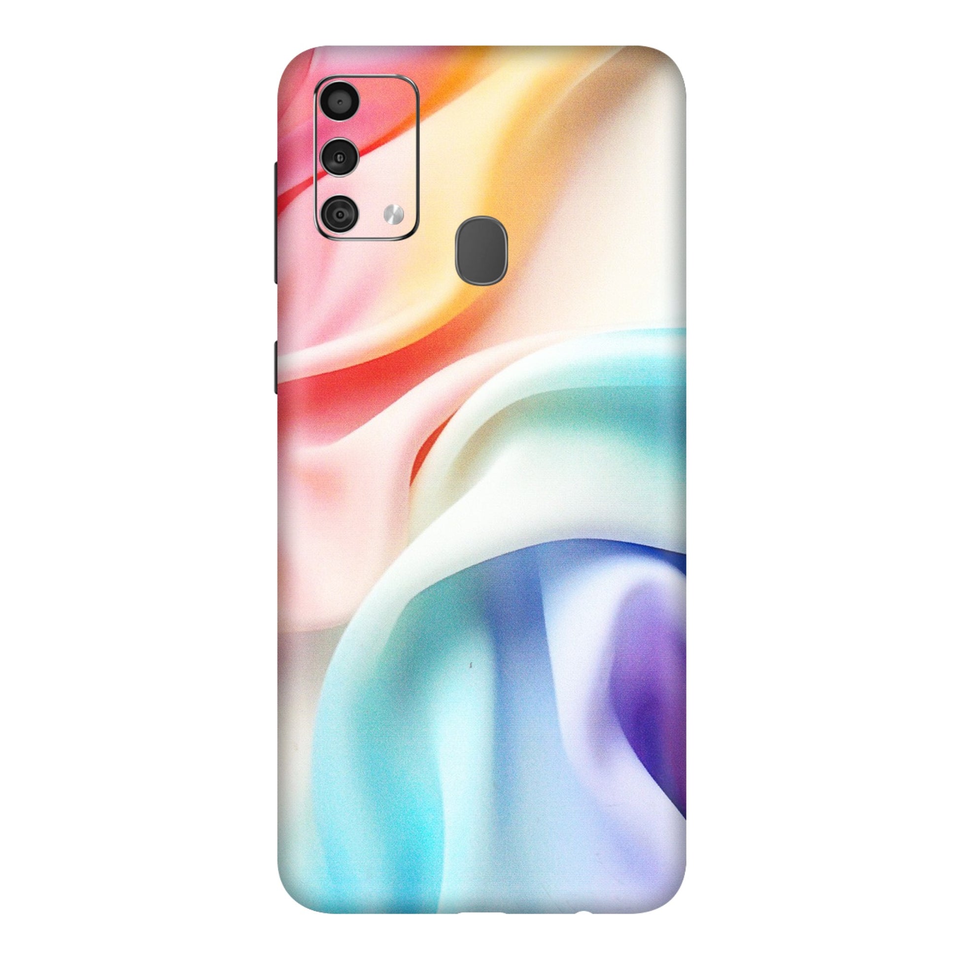 Samsung M/F/Note/Flip and C Phone Skins (All Models) - Colourful Silk Cloth - Matte Finish (M-165) Samsung Galaxy F41