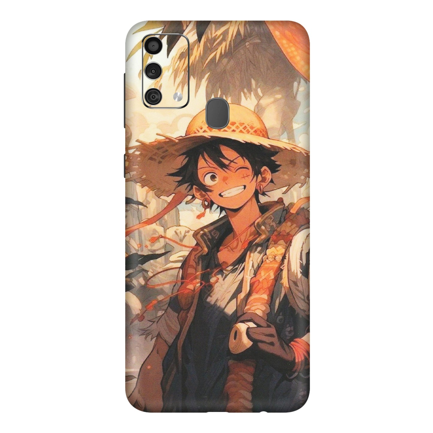 Samsung M/F/Note/Flip and C Phone Skins (All Models) - Anime Character Smile - Matte Finish (M-33) Samsung Galaxy F41