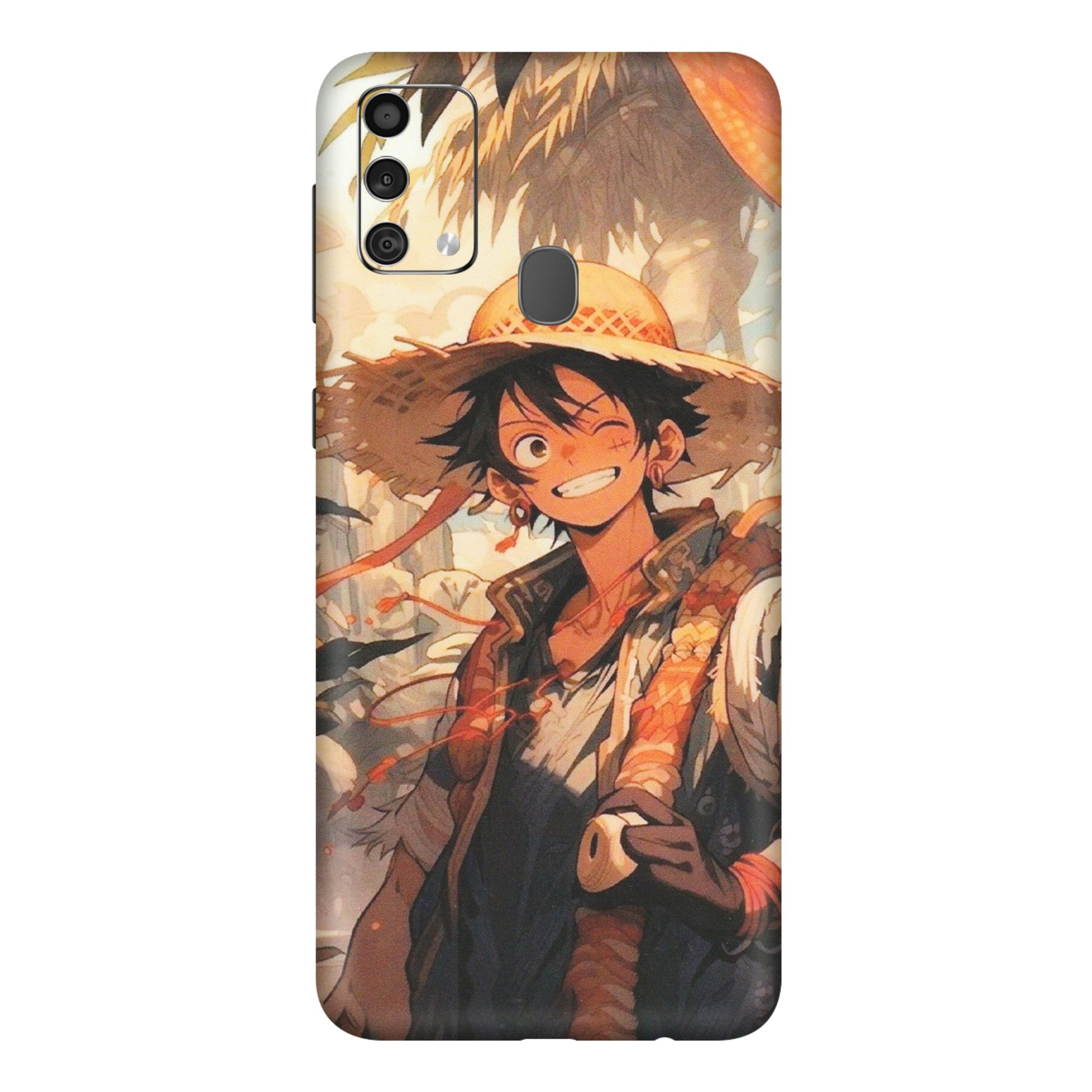 Samsung M/F/Note/Flip and C Phone Skins (All Models) - Anime Character Smile - Matte Finish (M-33) Samsung Galaxy F41