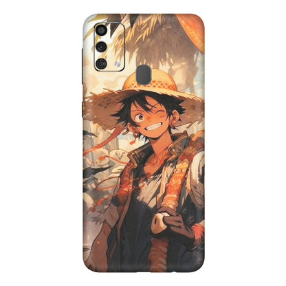 Samsung M/F/Note/Flip and C Phone Skins (All Models) - Anime Character Smile - Matte Finish (M-33) Samsung Galaxy F41