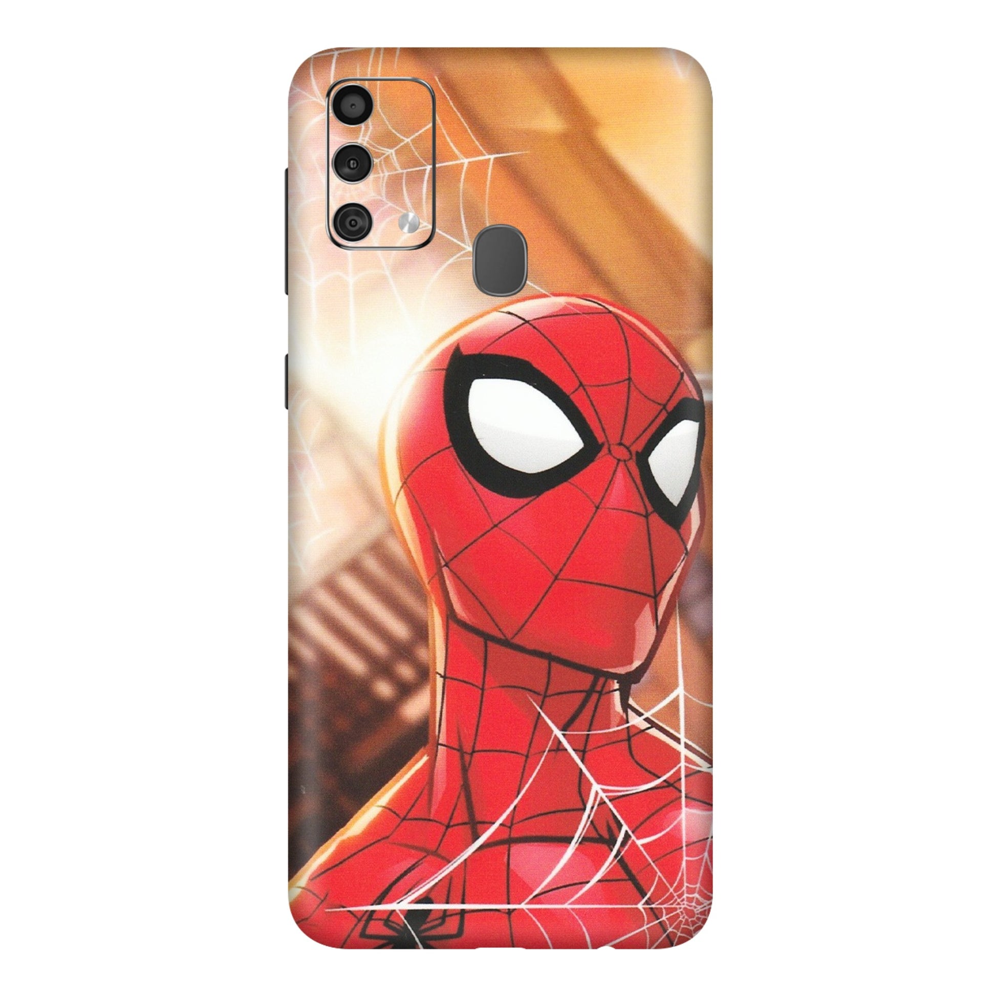 Samsung M/F/Note/Flip and C Phone Skins (All Models) - Spiderman Face New - Matte Finish (M-41) Samsung Galaxy F41