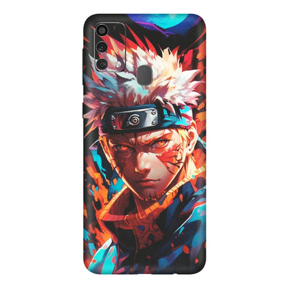 Samsung M/F/Note/Flip and C Phone Skins (All Models) - Anime Ferocious Character - Matte Finish (M-44) Samsung Galaxy F41