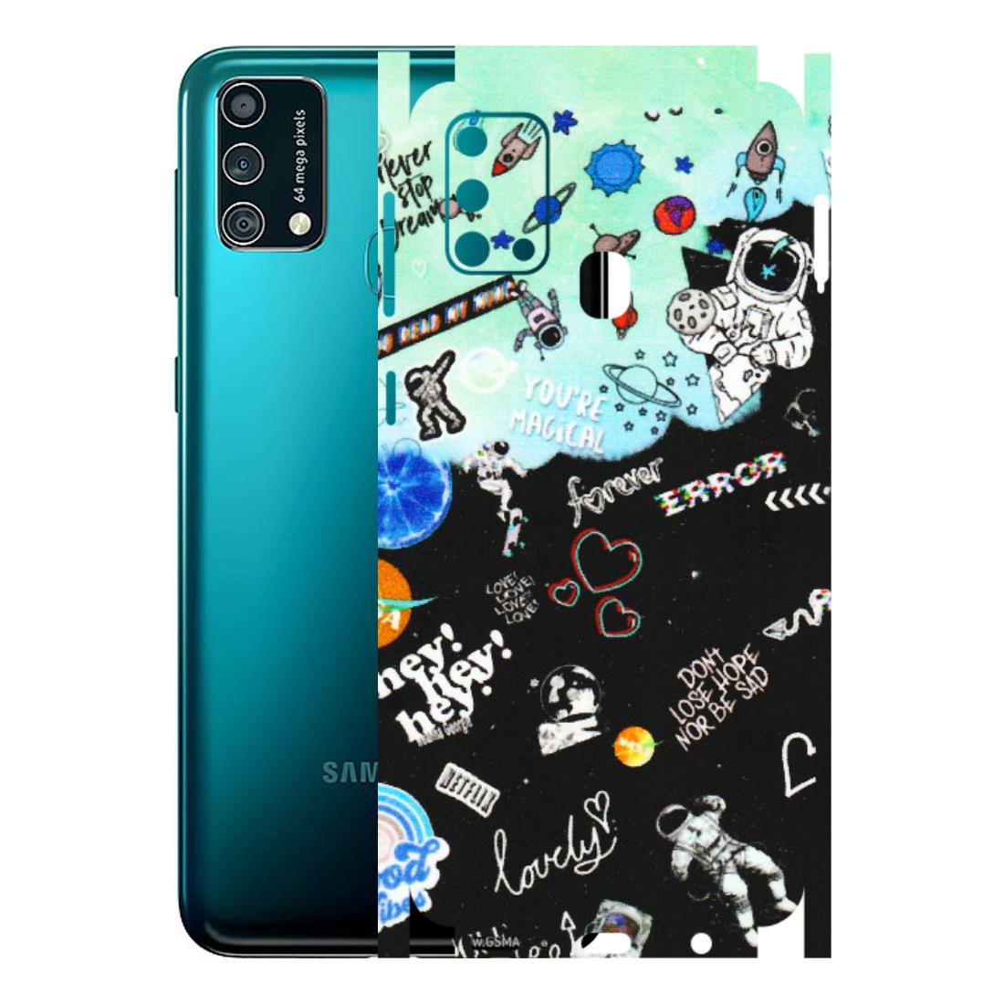 Samsung M/F/Note/Flip and C Phone Skins (All Models) - Living In A Space Dream - Matte Finish (M-46) Samsung Galaxy F41