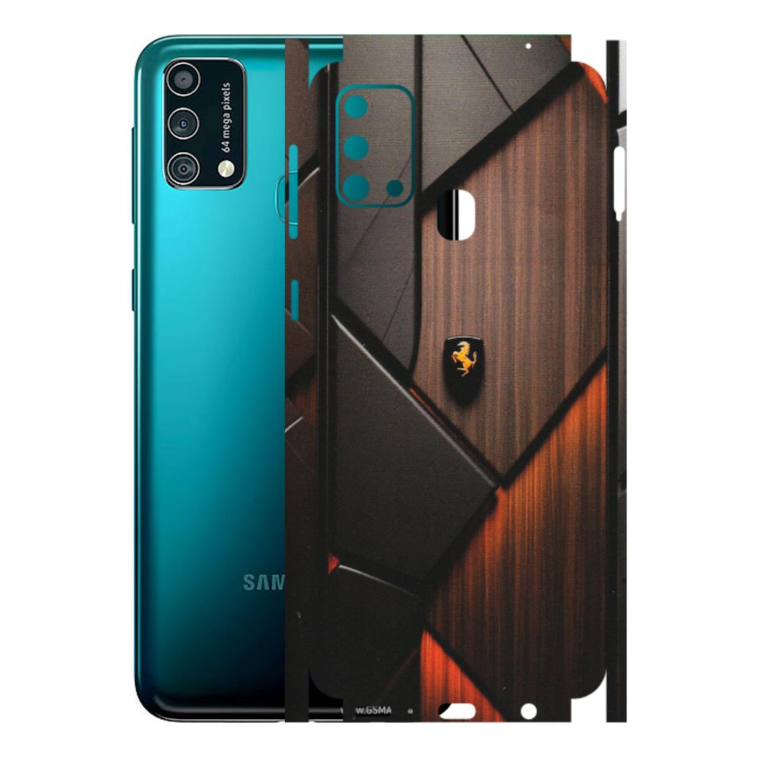 Samsung M/F/Note/Flip and C Phone Skins (All Models) - Lambo Beauty Wood Pattern Sober - Matte Finish (M-51) Samsung Galaxy F41
