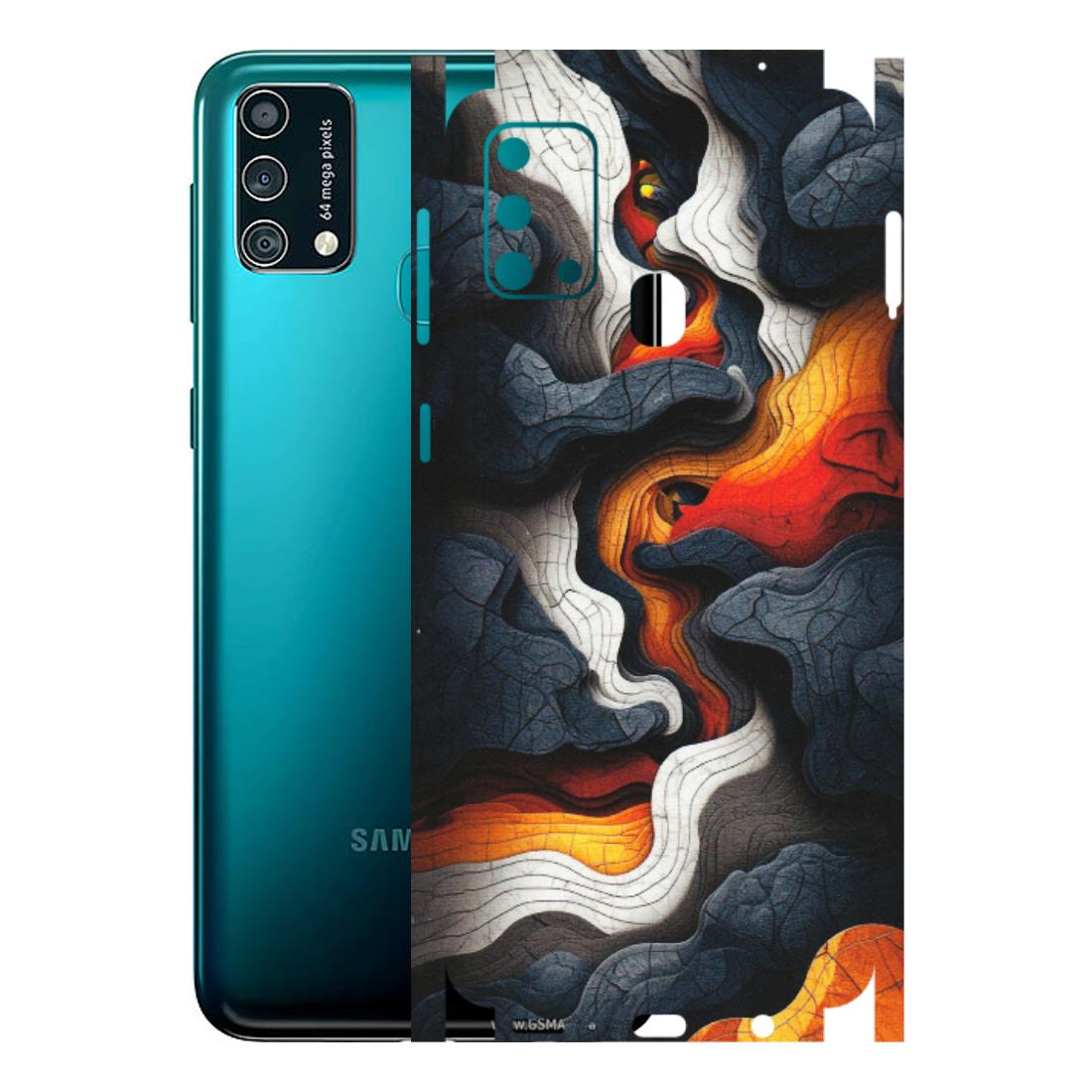 Samsung M/F/Note/Flip and C Phone Skins (All Models) - Abstract Volcanic Layers - Matte Finish (M-52) Samsung Galaxy F41