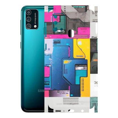 Samsung M/F/Note/Flip and C Phone Skins (All Models) - Colourfull Motherboard Internals - Matte Finish (M-55) Samsung Galaxy F41