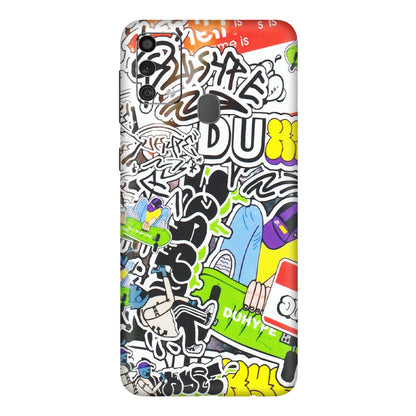 Samsung M/F/Note/Flip and C Phone Skins (All Models) - Dope Graffiti - Matte Finish (M-61) Samsung Galaxy F41