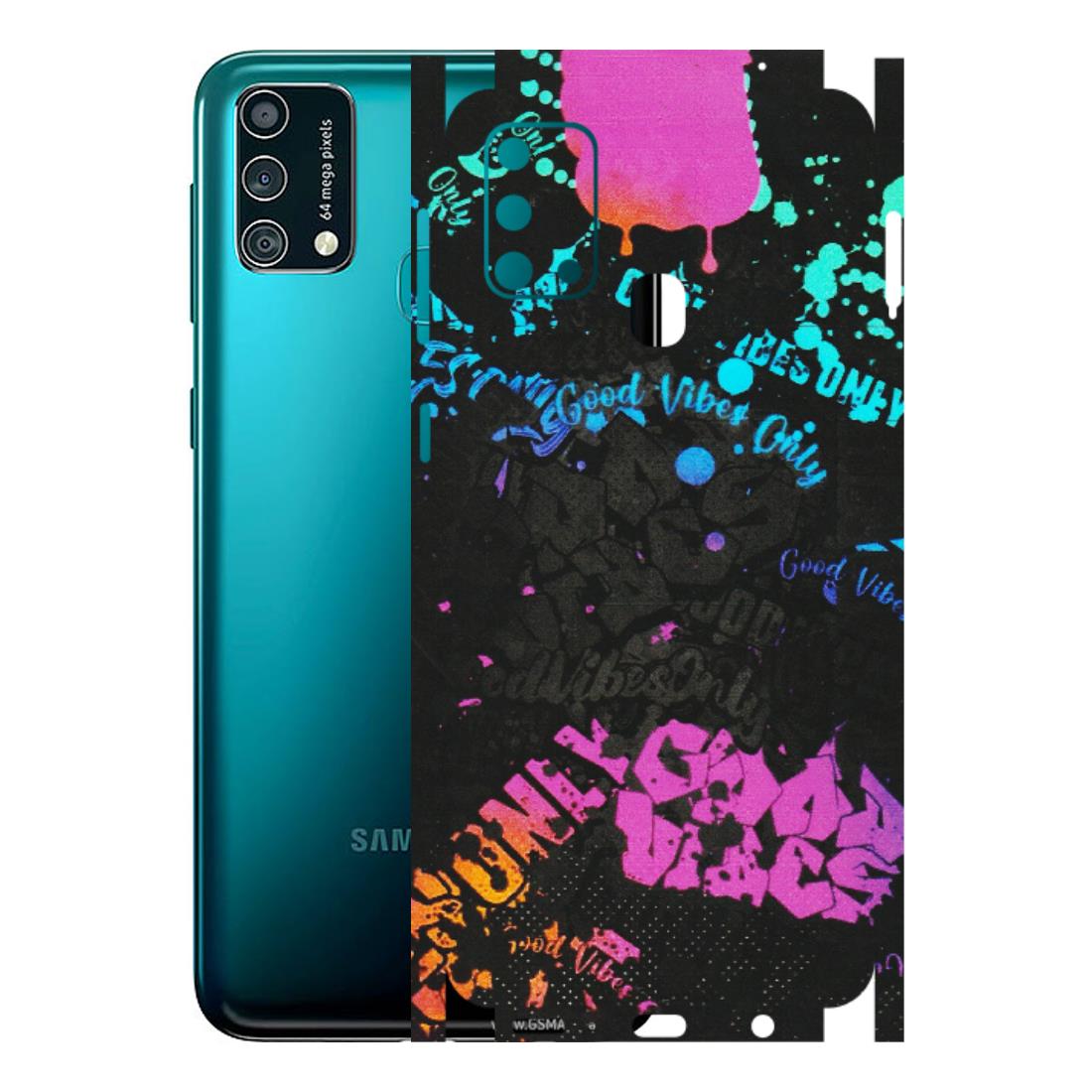 Samsung M/F/Note/Flip and C Phone Skins (All Models) - Majestic Black Vibes - Matte Finish (M-62) Samsung Galaxy F41