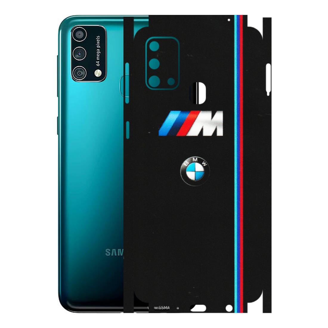 Samsung M/F/Note/Flip and C Phone Skins (All Models) - Styling With Black BMW - Matte Finish (M-74) Samsung Galaxy F41