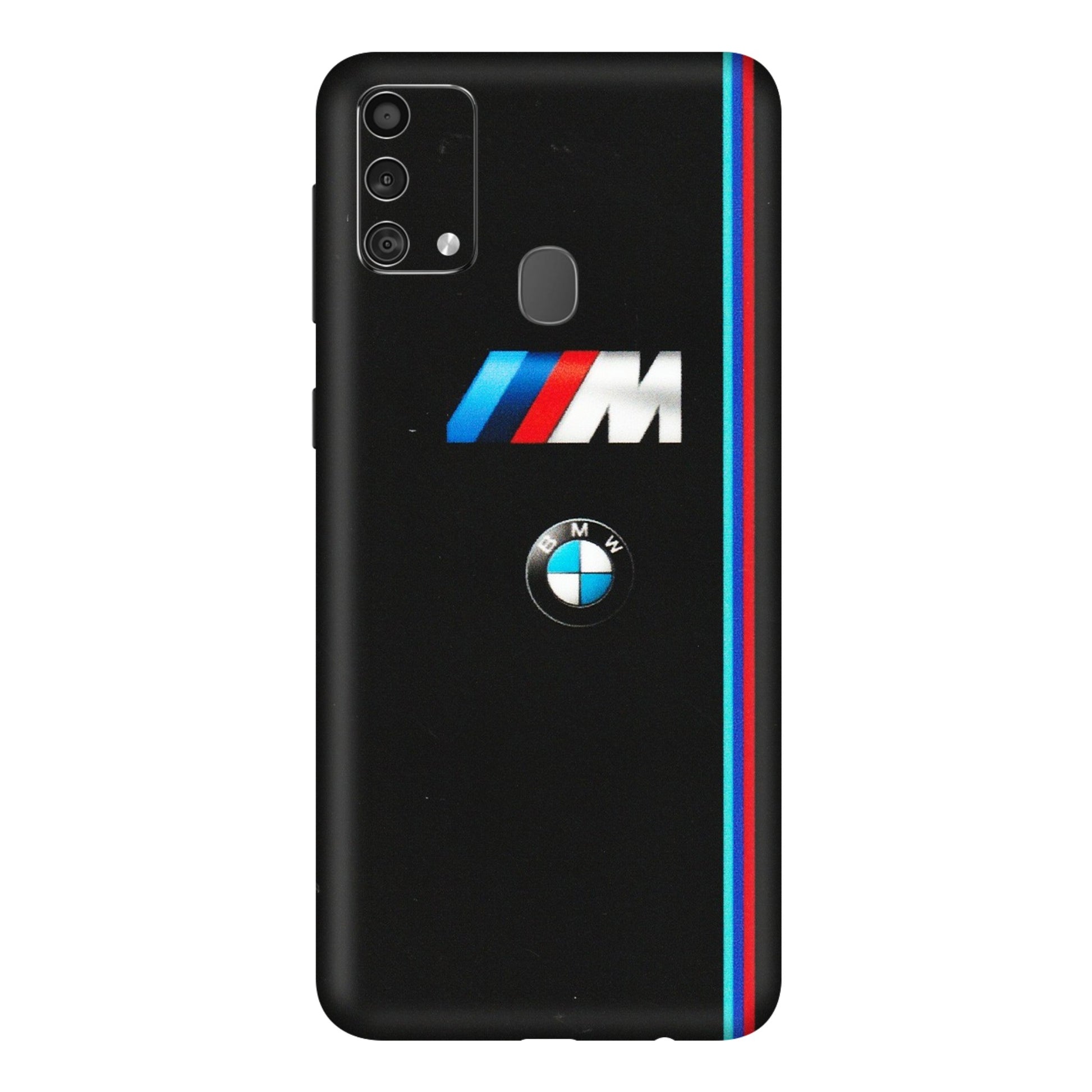 Samsung M/F/Note/Flip and C Phone Skins (All Models) - Styling With Black BMW - Matte Finish (M-74) Samsung Galaxy F41