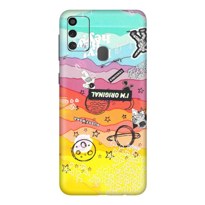 Samsung M/F/Note/Flip and C Phone Skins (All Models) - The Original Astronaut - Matte Finish (M-79) Samsung Galaxy F41