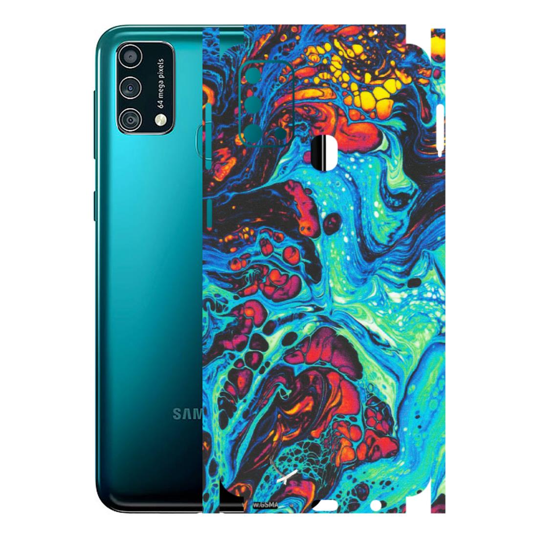 Samsung M/F/Note/Flip and C Phone Skins (All Models) - Majestic Galactic Marbel - Matte Finish (M-85) Samsung Galaxy F41