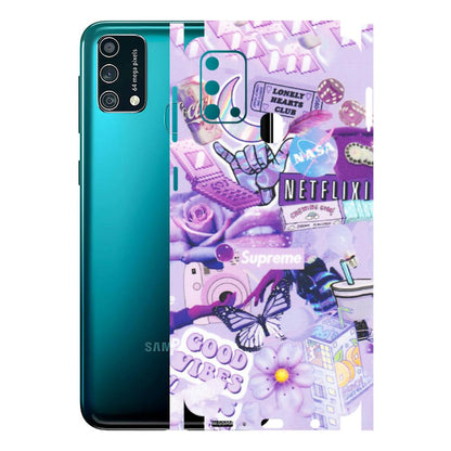 Samsung M/F/Note/Flip and C Phone Skins (All Models) - Supreme Purple Magic - Matte Finish (M-88) Samsung Galaxy F41