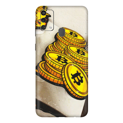 Samsung M/F/Note/Flip and C Phone Skins (All Models) - Billionaire Bitcoin Collection - Matte Finish (M-92) Samsung Galaxy F41