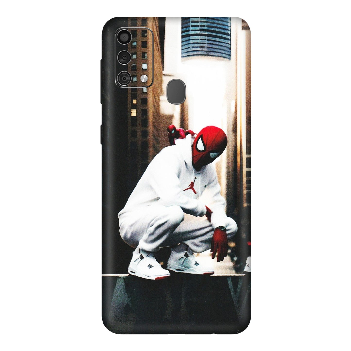Samsung M/F/Note/Flip and C Phone Skins (All Models) - Sportsman Spider Man - Matte Finish (M-94) Samsung Galaxy F41