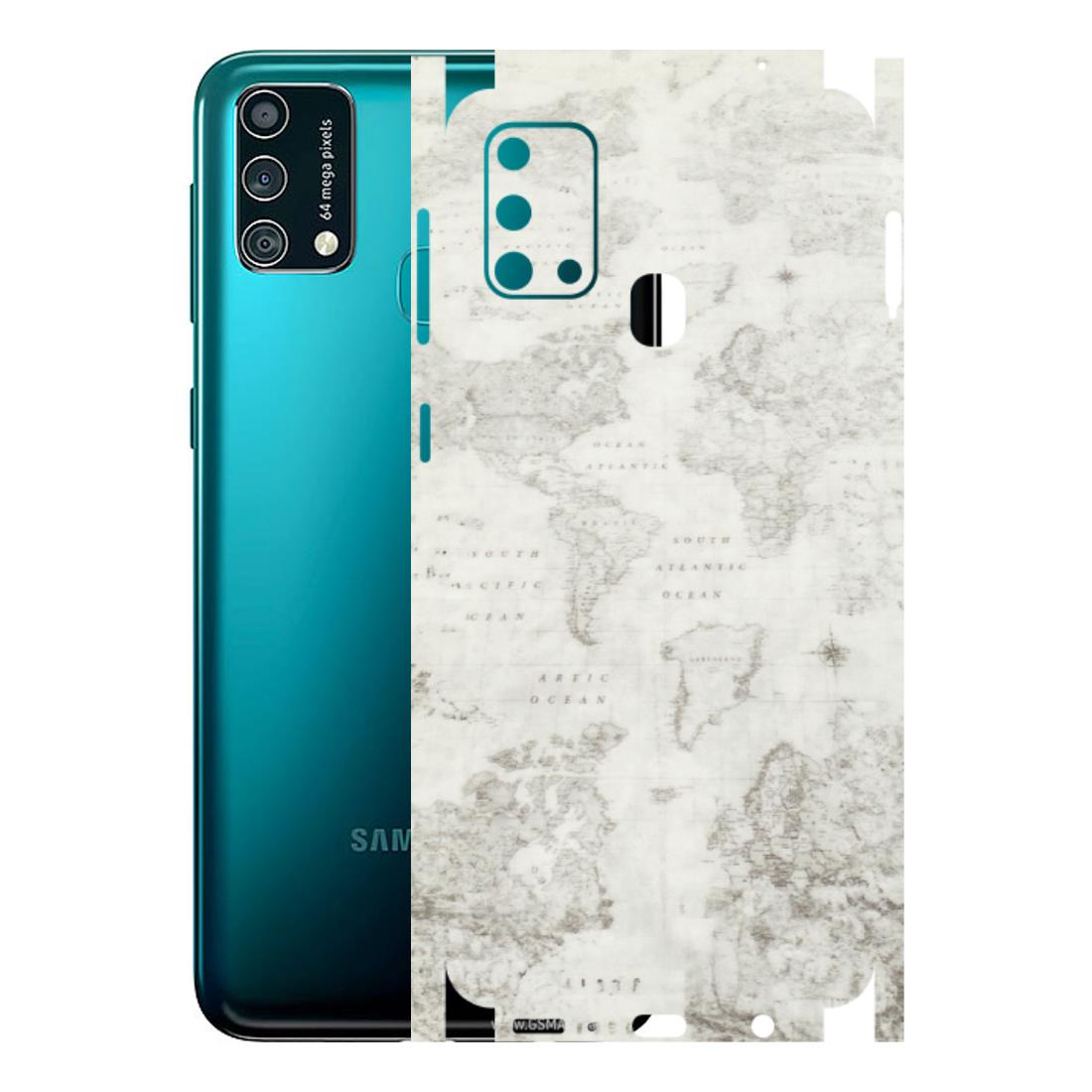 Samsung M/F/Note/Flip and C Phone Skins (All Models) - World Travel Map - Transparent Finish (T-04) Samsung Galaxy F41
