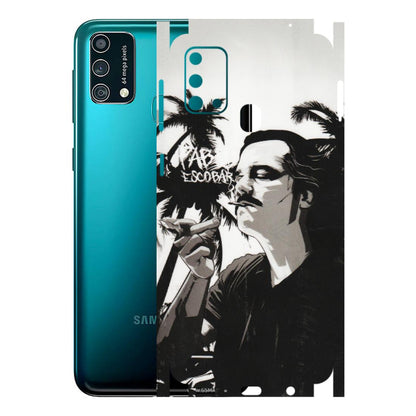 Samsung M/F/Note/Flip and C Phone Skins (All Models) - Pab Escobar - Transparent Finish (T-05) Samsung Galaxy F41